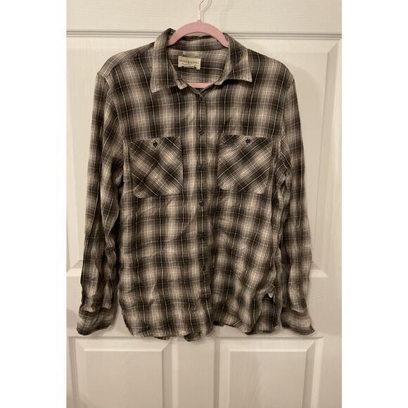 Denim & Supply Ralph Lauren RL Utility Plaid Flannel Button Down Shirt, XL - Picture 1 of 5